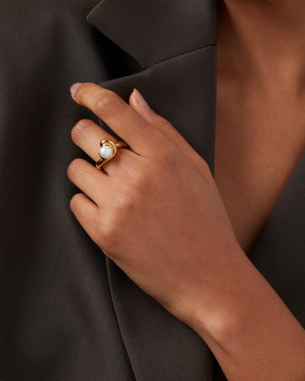 Pearl Gold Ring